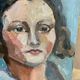 Tableau – Portrait de femme 32X25