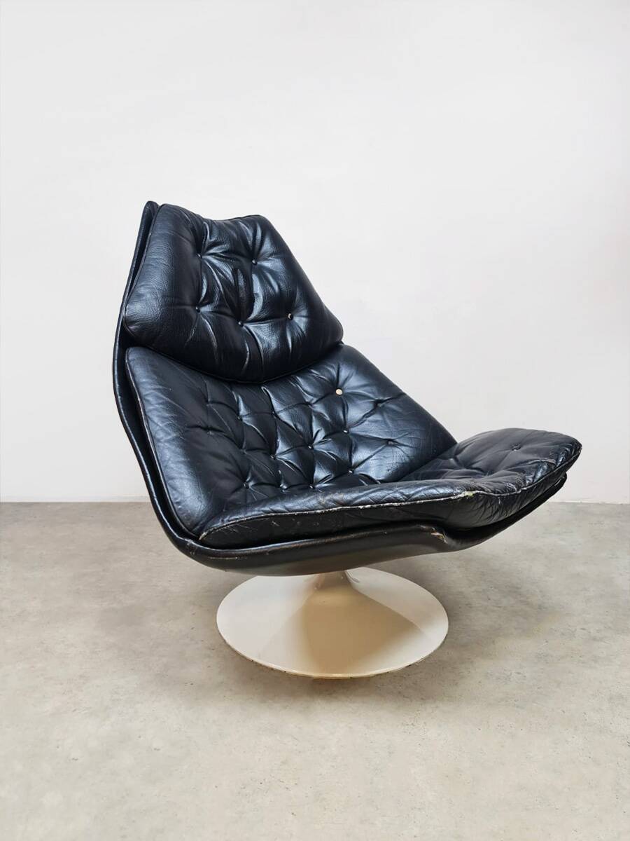 Vintage Artifort swivel chair Geoffrey Harcourt F588