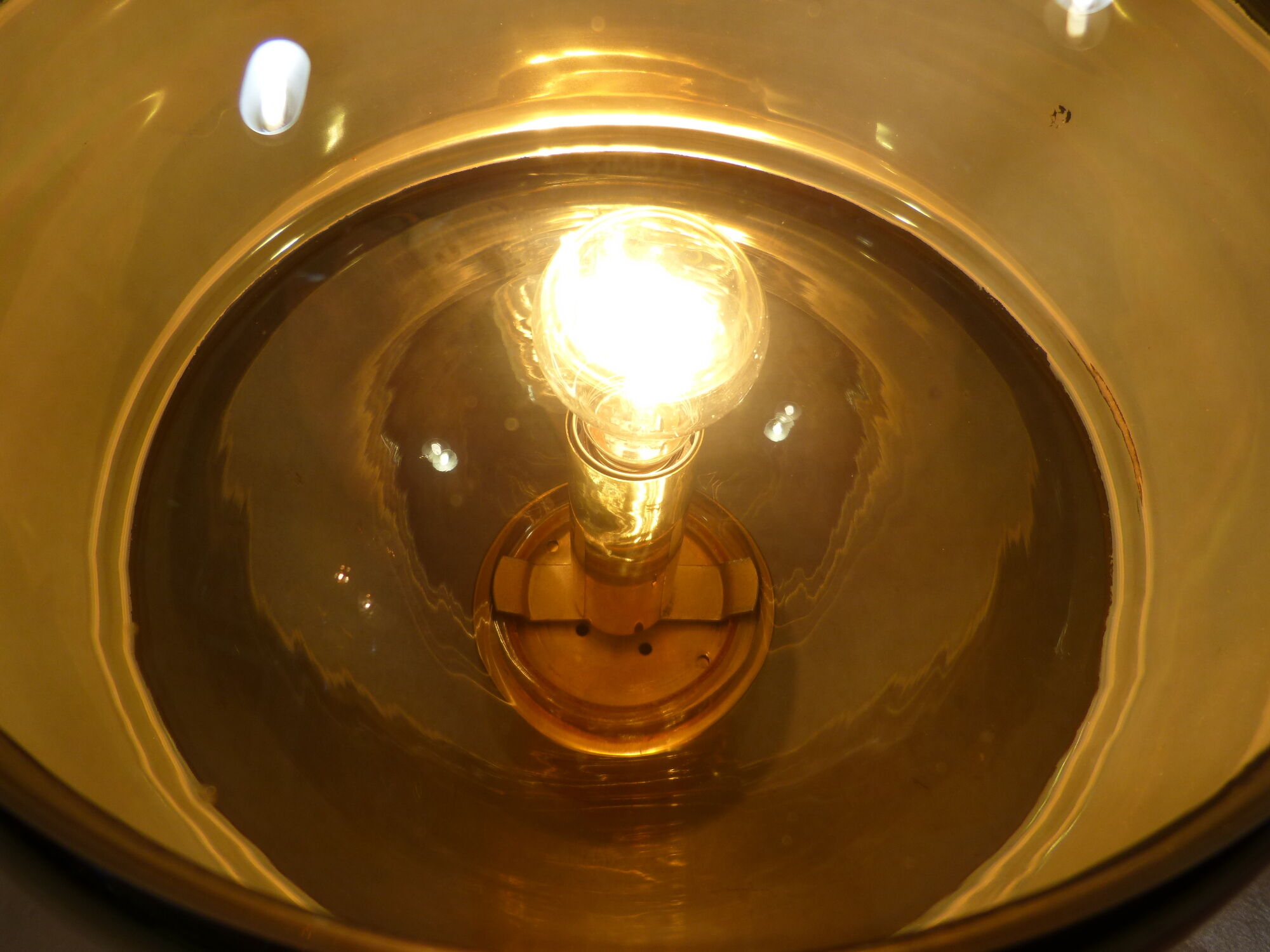 Peill & Putzler glass table lamp 1960’s