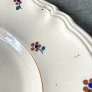 Set of three serving dishes Digoin Sarreguemines, Arromanches, around 1950