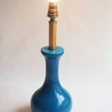 Blue ceramic lamp base