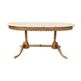 Coffee Table with Ovalized Marble – 1960