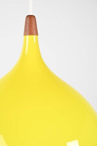 Yellow Pendant Light from Holmegaard