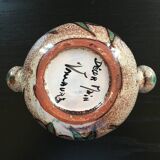 Pot signé Vallauris décor olives