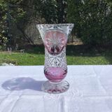 Bohemian crystal vase