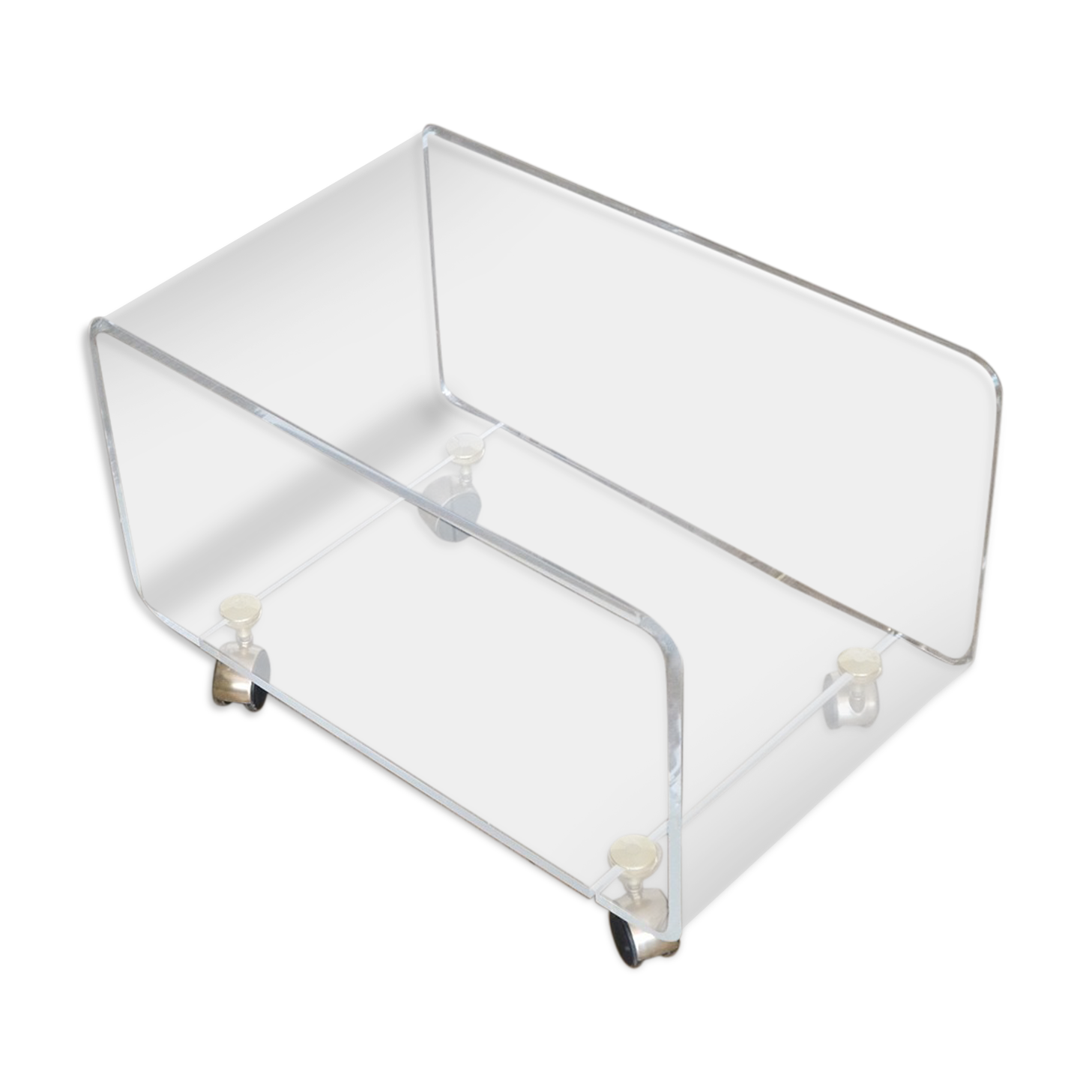 Vintage plexiglass coffee table 1970