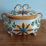 Handmade vintage ceramic soup kitchen