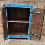 Ancien chevet - cabinet tribal en teck birman