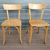 Pair of vintage bistro chairs