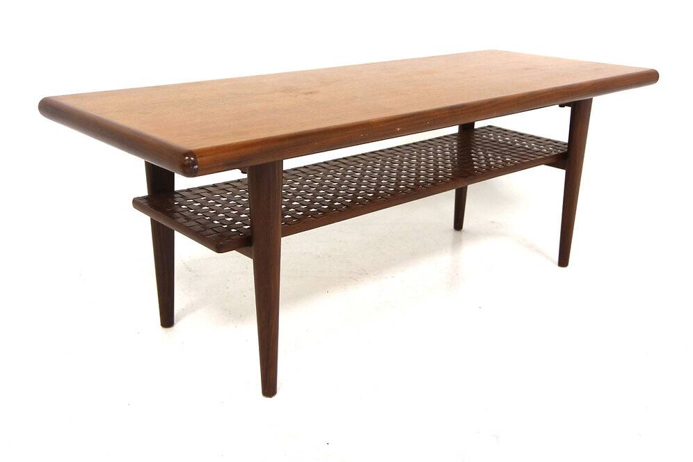 Scandinavian teak coffee table, Sweden, 1950s