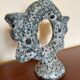 Dieulefit ceramic candle holder from the 60s