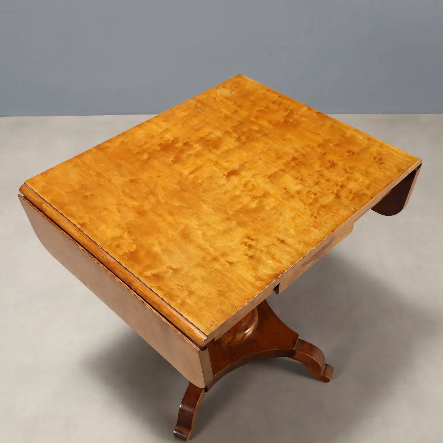 Small antique maple table, Austria, late 19th century.