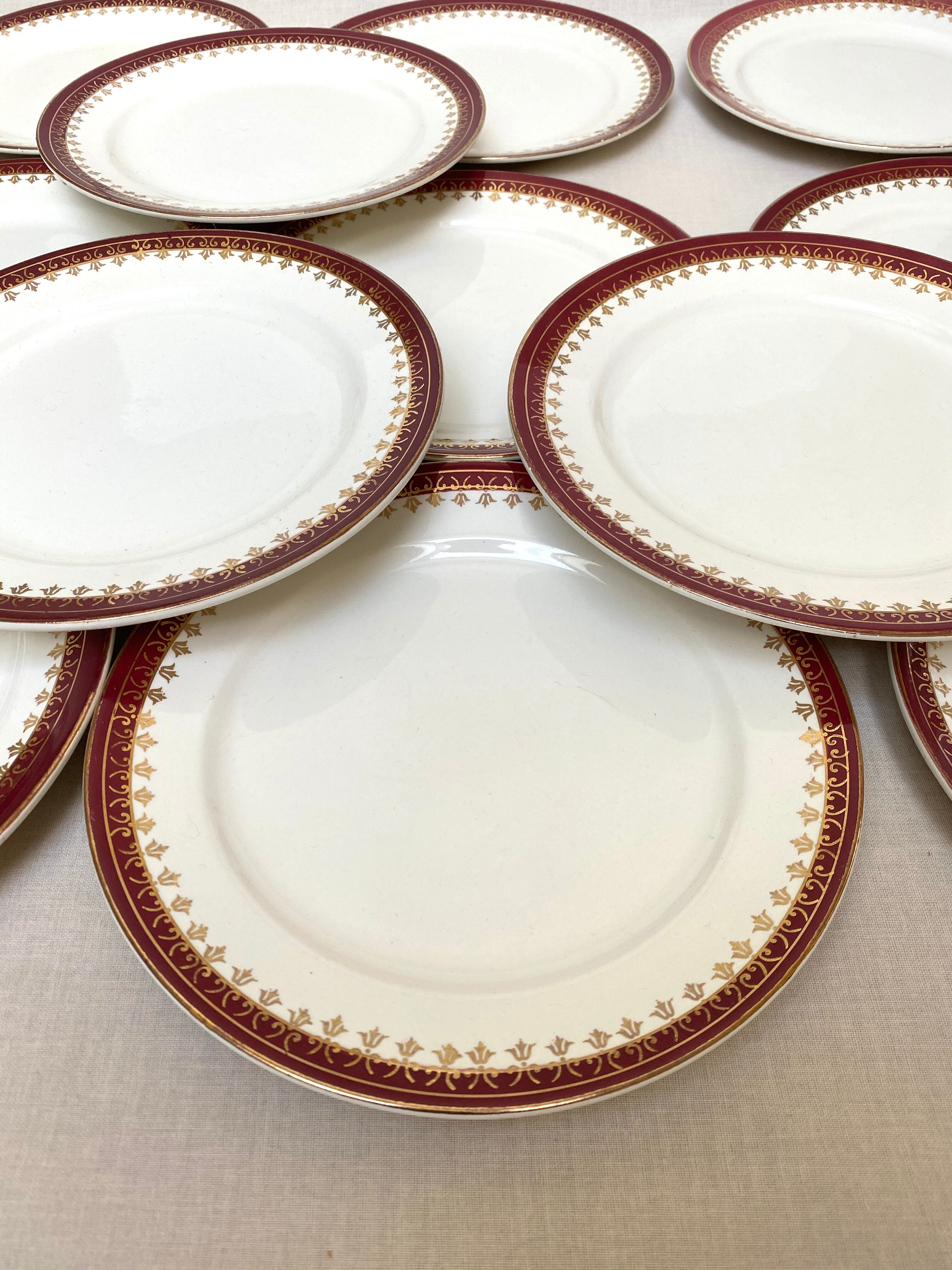 12 plates sarreguemines