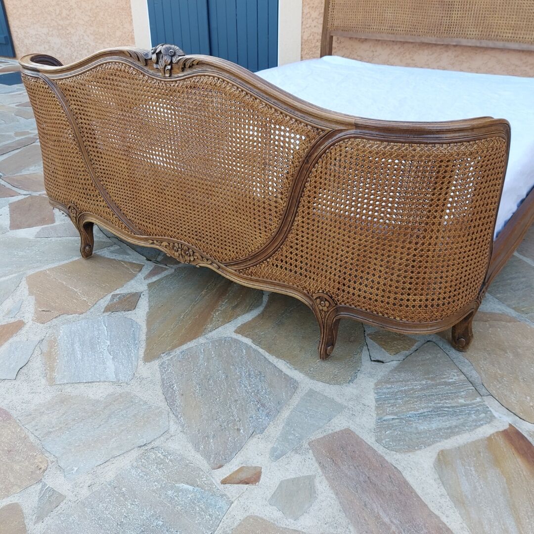Bed basket cannage Louis XV style