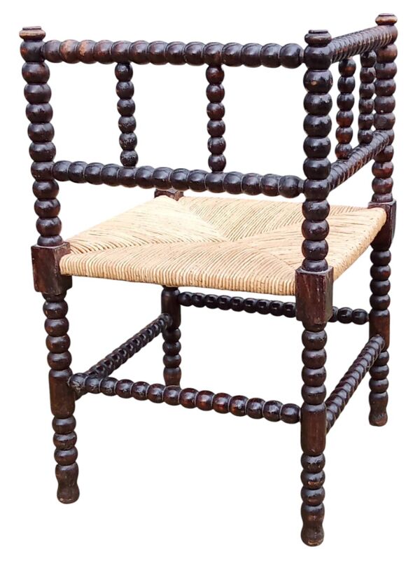 Ancien fauteuil chaise de coin d angle