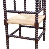 Ancien fauteuil chaise de coin d angle