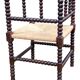 Ancien fauteuil chaise de coin d angle
