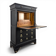 Blackened wooden secretary in Louis Philippe style