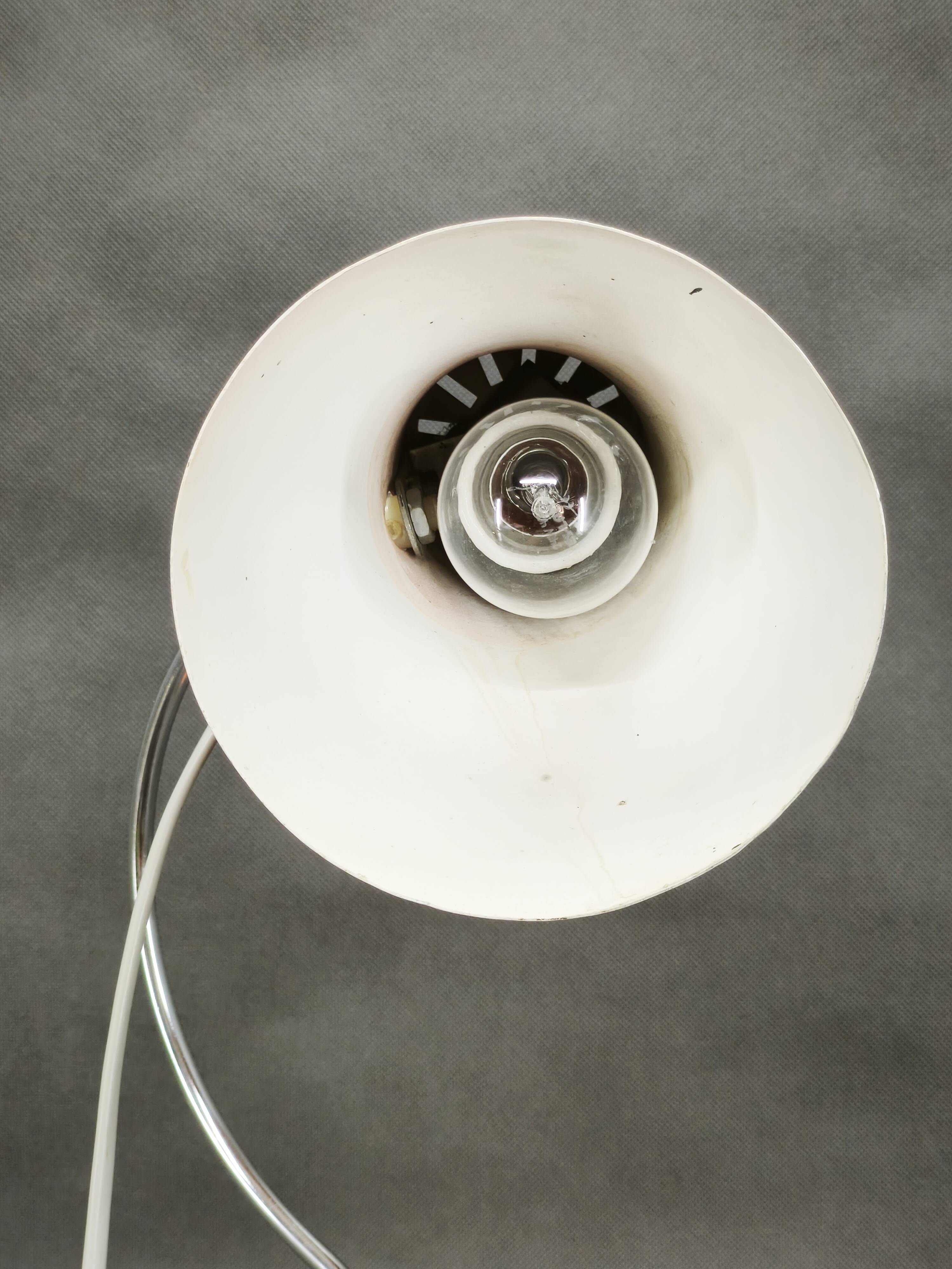 Josef Hůrka Orange Table Lamp for Napako, Czechoslovakia, 1960s