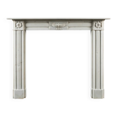 Georgian Statuary Marble Fireplace Surround