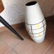 Vase ovoide en céramique grise par Scheurich Keramik vintage années 60-70