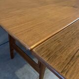 Table modulable danoise en teck Kai Kristiansen 1960