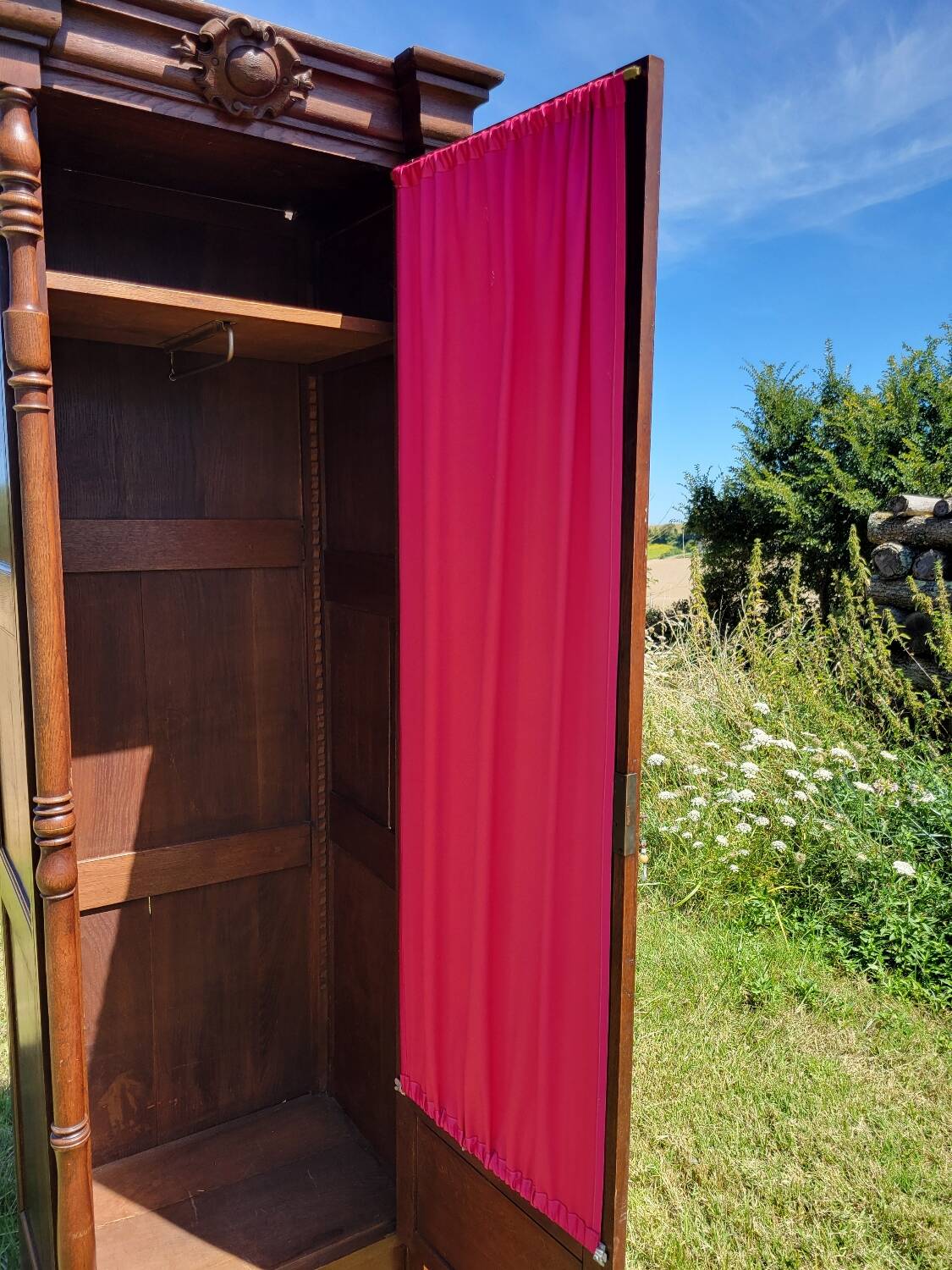 Armoire vitrée 1 porte