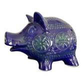 Tirelire vintage cochon en céramique Holland