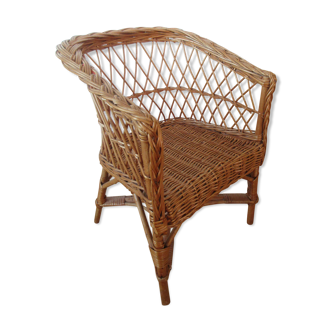 Children wicker chair