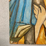 Oil on canvas of the Blessed Virgin