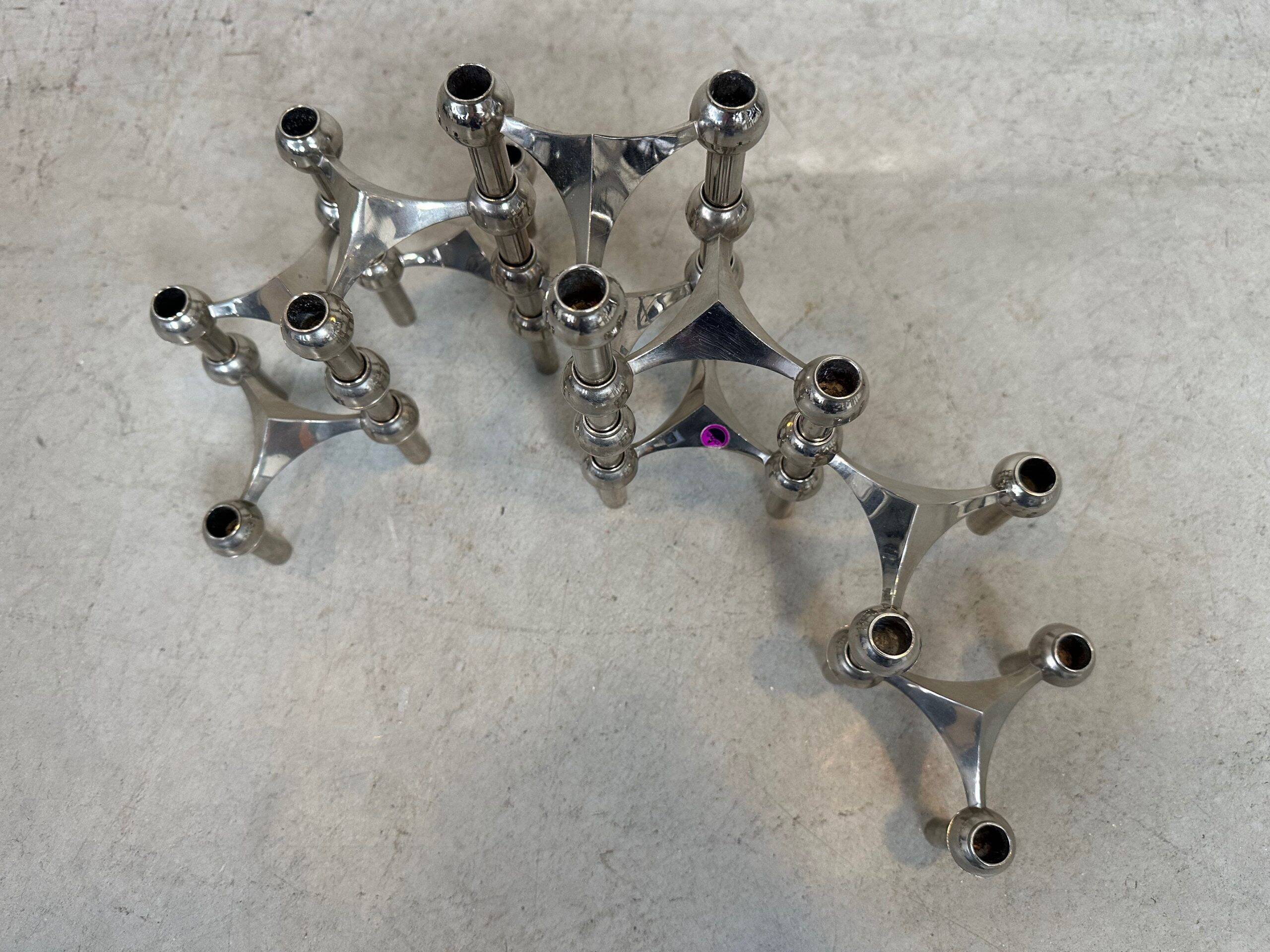 10x Vintage Design BMF Candleholder – Hans Nagel and Werner Stoff