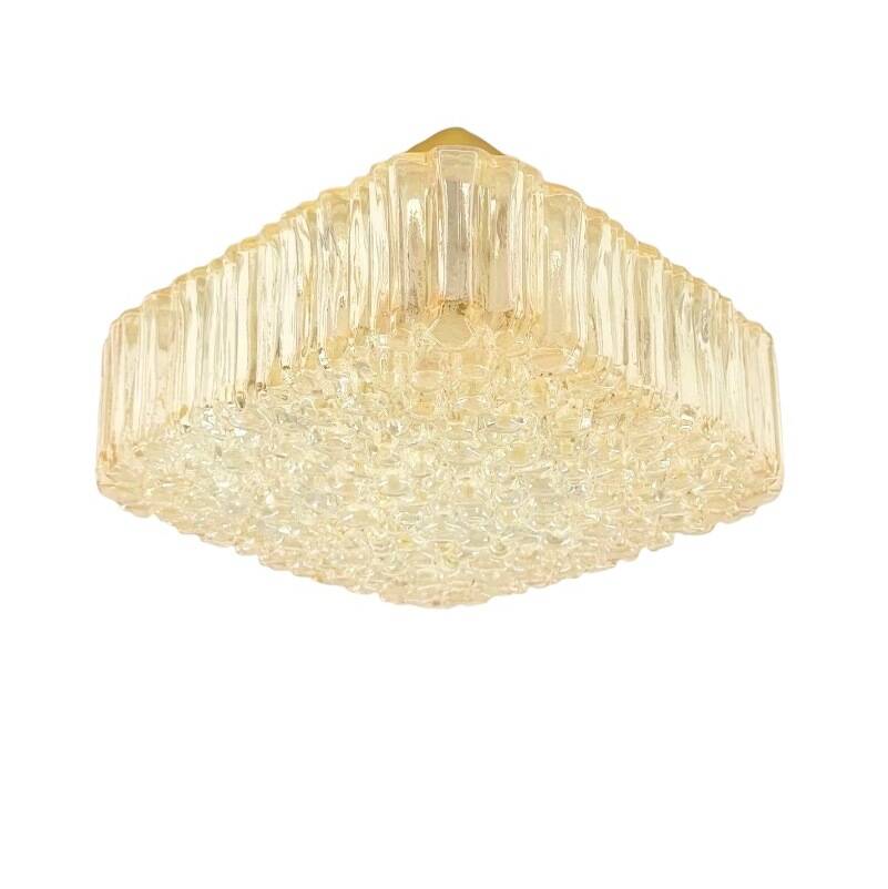 Mid Century Bubble Glass Ceiling Light By Helena Tynell for Limburg, 1970s