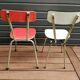 Pair of vintage Formica chairs