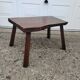 Brutalist oak coffee table