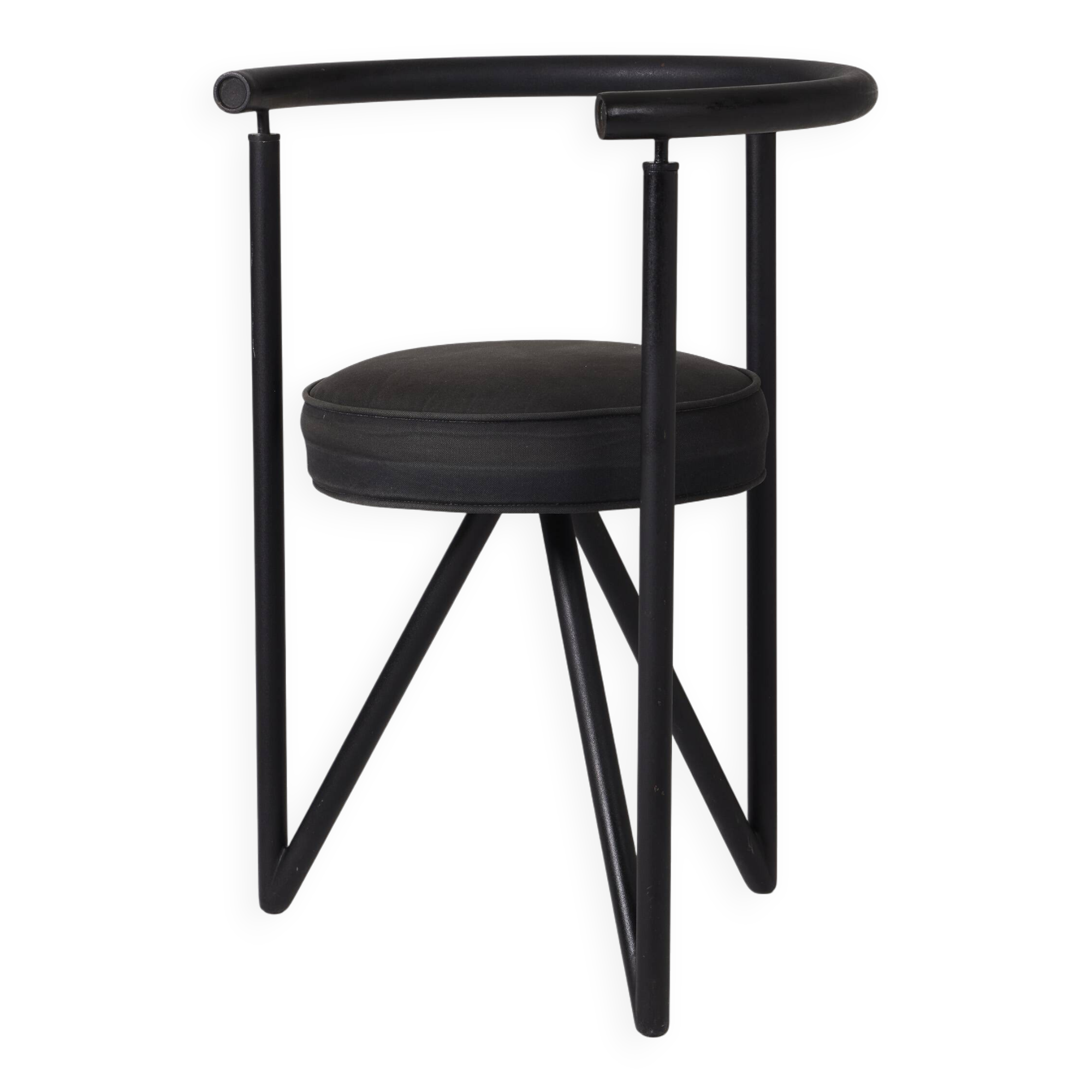 Miss dorn Philippe Starck black chair, 1980s