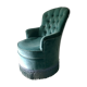 Armchair 70s peacock blue Toad