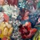 Peinture vintage " Bouquet de fleurs"