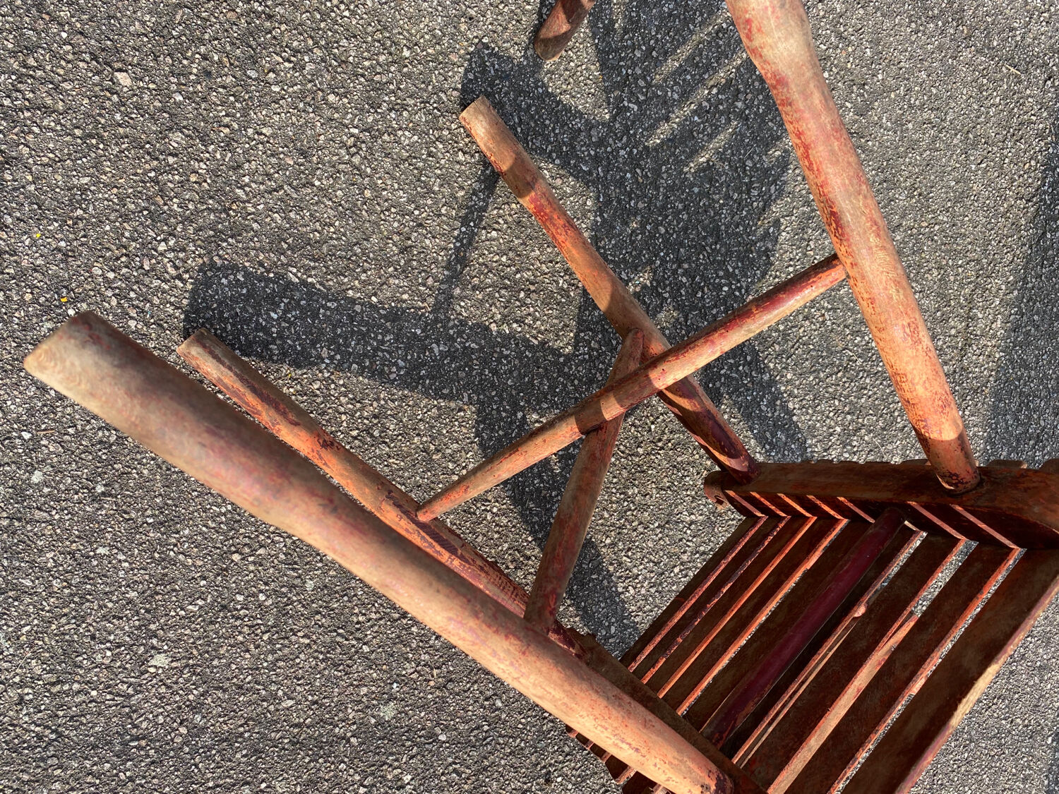 Set of 8 guinguette chairs 1920