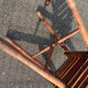 Set of 8 guinguette chairs 1920