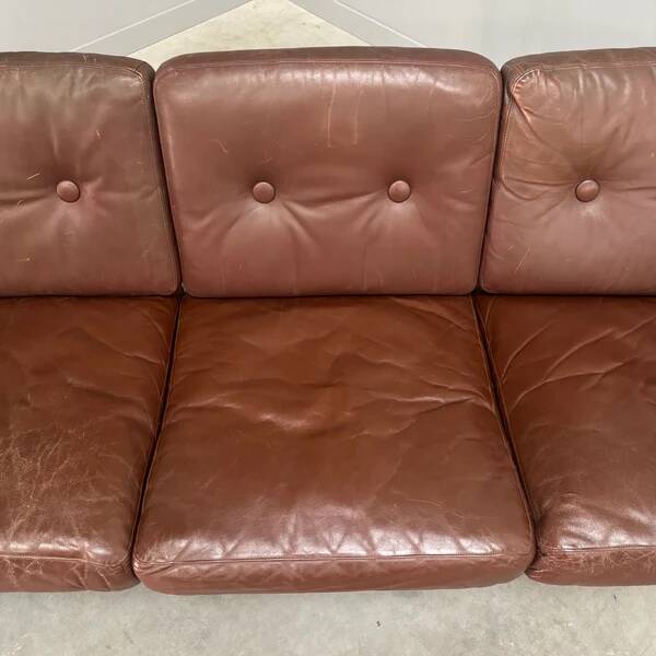 Vintage Asko Bonanza 3 seat sofa, Finland 1960s