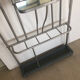Vintage aluminum coat rack