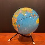 Tripod terrestrial globe 1970