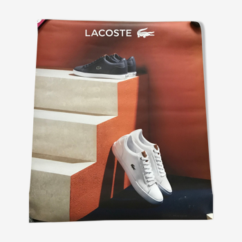 Vintage lacoste advertising poster