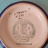 Longwy enamel plate