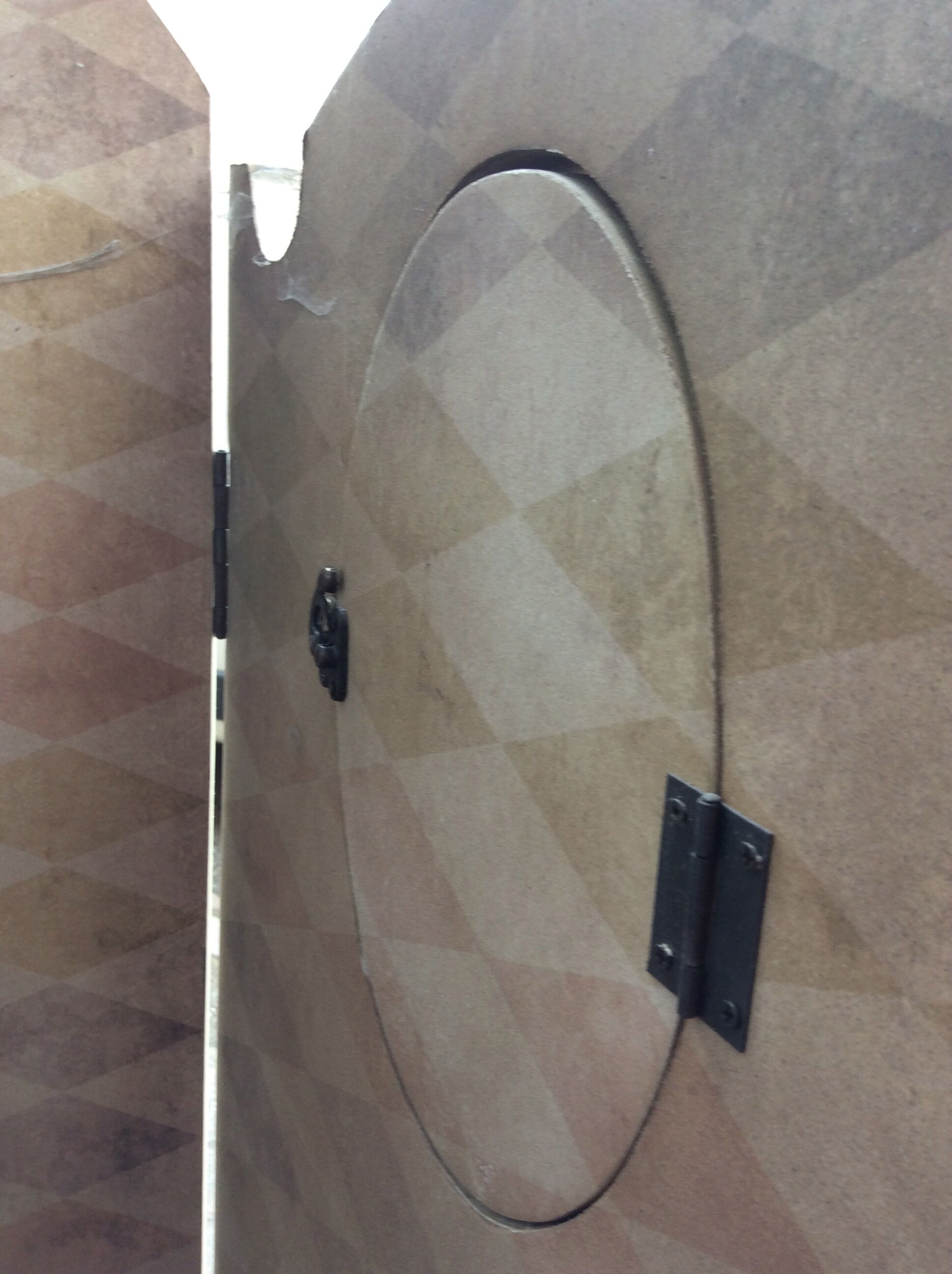 Vintage wood theme screen circus