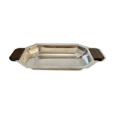 Art Deco silver metal bread basket