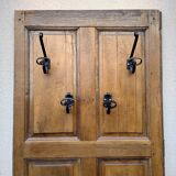 Old oak coatrack