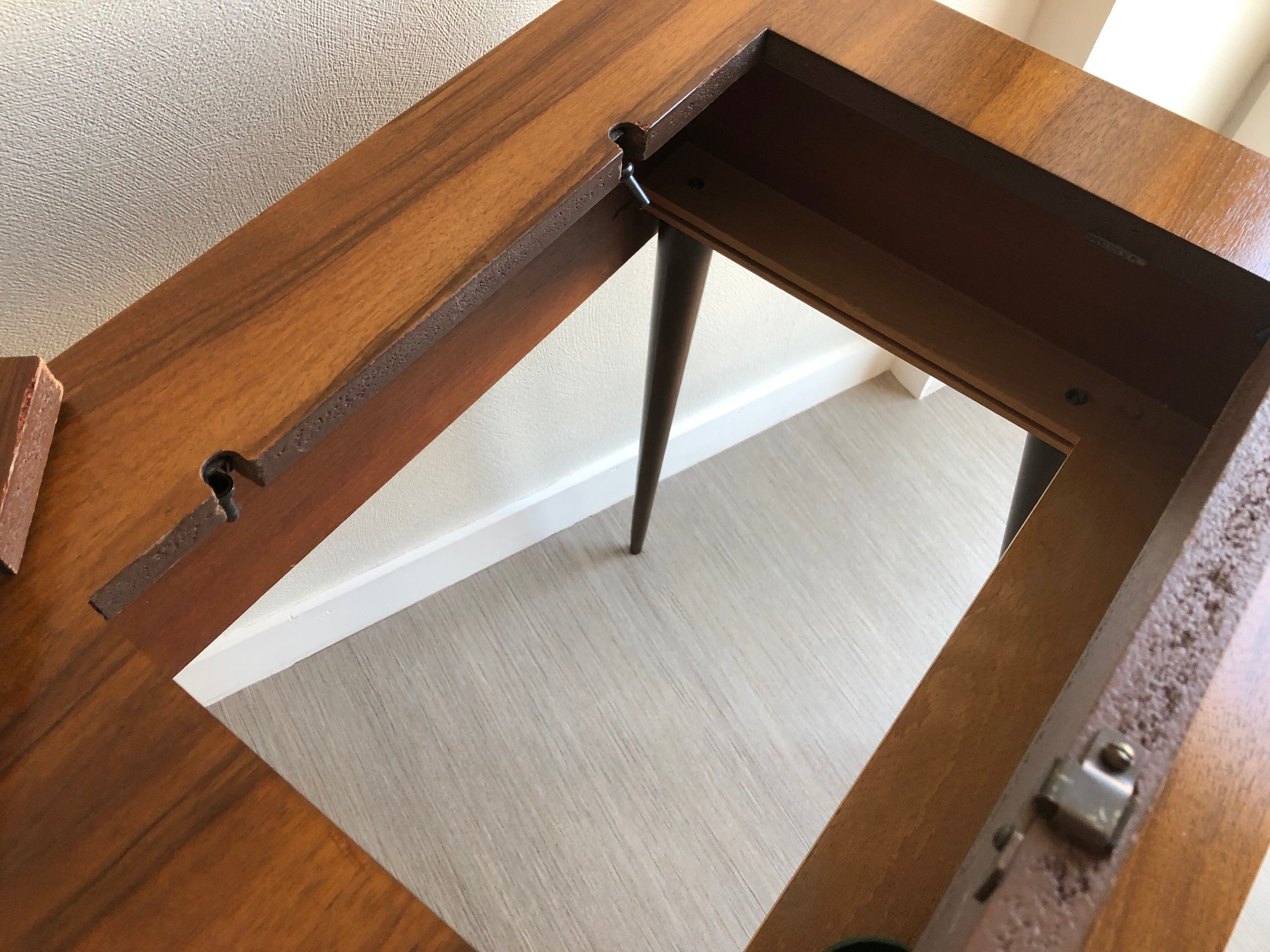 Desk former Cabinet sewing machine