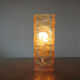 Champagne resin wall lamp