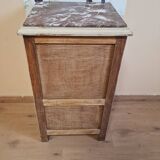 Patinated bedside